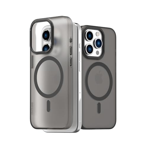 araree iPhone 15 Pro �p �P�[�X magsafe�Ή� �X�}�z�P�[�X AERO FRAME [ magsafe�p �}�O�l�b�g���� ���^�� �ϋv���� �|���J�[�{�l�[�g ���C�����X�[�d�Ή� ] �A�b�v�� �A�C�t�H�� �w�ʃJ�o�[ AR25433