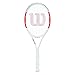 Wilson Six.One Team 95, WRT73640U2 Racchetta da Tennis per Giocatori Ambiziosi Unisex Adulto, Rosso/Grigio, L2