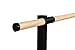 Vita Vibe - SHS48-W - Traditional Wood Single Fixed Height Floor Mount Ballet Barre - Stretch/Dance Bar - USA Made (4 FT)