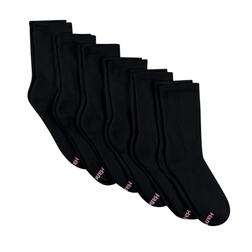 Hanes Ultimate Women's Crew, Ankle & No Show Socks - 6-Pack - Cushioned... - Image 2