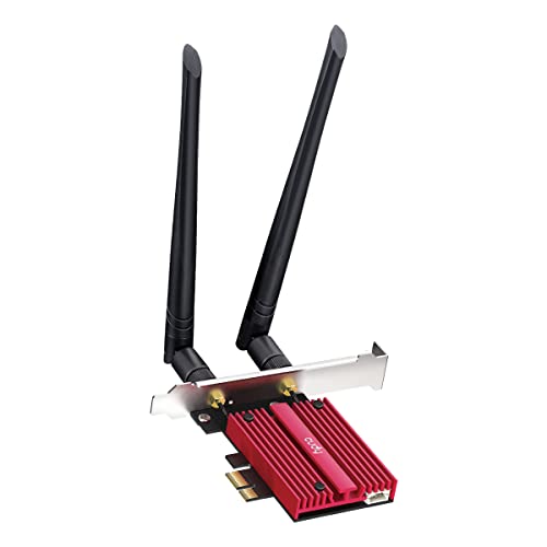 Cudy AX5400 Carte PCIE WiFi 6E PCIE, Bluetooth 5.2, Module AX210 À L'intérieur, Bluetooth 5.2,...
