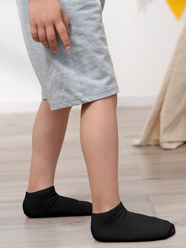 Cooraby 15 Pack Kids' Half Cushion Low Cut Athletic Ankle Socks Boys Girls Ankle Socks
