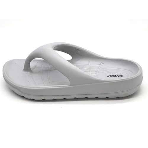 Image of SVAAR Soft EVA Slippers for Men | Stylish Anti-Skid Flip-Flops with Arch Support & Bouncy Sole | Lightweight Indoor Outdoor Comfort