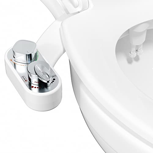 Hibbent Bidet Toilet Seat Attachment, Hot&Cold...