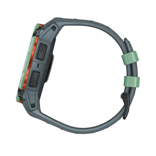 Image of Garmin Instinct 3 50mm, AMOLED Display, Rugged Outdoor GPS Smartwatch, Metal-Reinforced Bezel, Built-in Flashlight, Up to 18 Days of Battery Life, Neo Tropic /Twilight