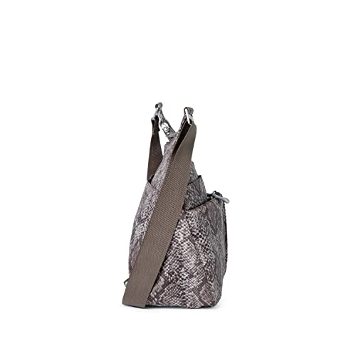 Image of Baggallini Crossbody Travel Bag 11x8.5 Lightweight Water-resistant Nylon Handbag