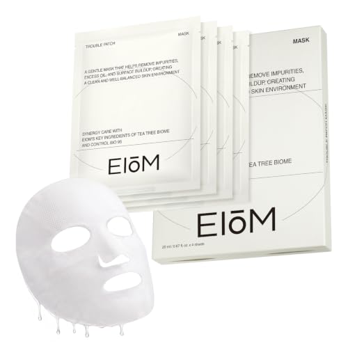 EIOM Trouble Patch Mask &ndash; Full Face Sheet Mask for Acne-Prone Skin | Sebum-Absorbing Oil Control...