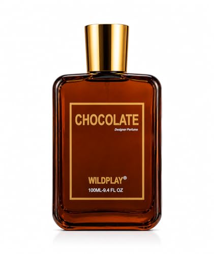 Image of Wildplay Chocolate Apparel Perfume for Men & Women - Sweet, Warm & Inviting Unisex Fragrance with Rich Cocoa Notes, Long-Lasting Scent, Perfect for Everyday & Gifting (100ml)