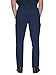 Scrub Pants for Men - Straight Leg Pants with 7 Pockets, Drawstring Scrub, Navy Blue, L