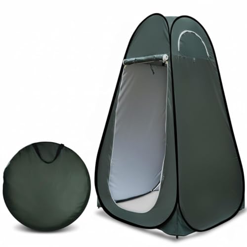 Image of Privacy and Toilet Tent | Quick 5-10 Min Easy Setup Family Tent for Camping, Picnic, Hiking & Trekking | Waterproof & Windproof Outdoor Travel with Mesh Ventilation | Multicolor (1 Person Tent)