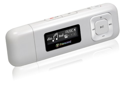 Image of Transcend MP330 8GB USB MP3 Player with FM Radio and Direct Line-in Recorder