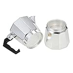 Baukon Aluminum Italian Espresso Coffee Stovetop Maker Pot Percolator (6 Cup / 300 ml) - Image 4