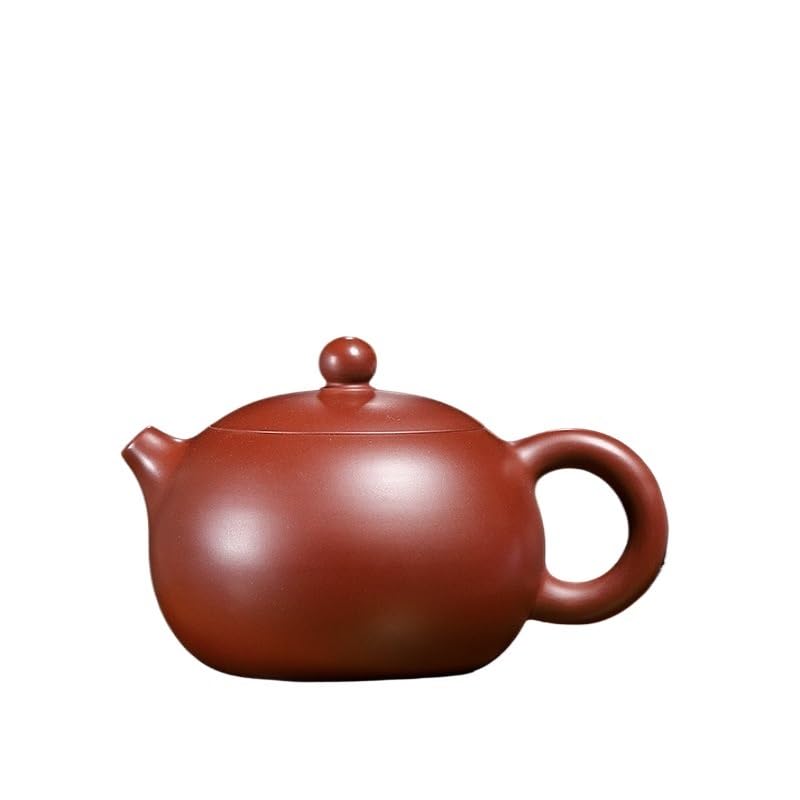 Théière Chinoise à Infusion, 220 ML, Style rétro, en Argile Violette, fabriquée à la Main avec Filtre, en Terre Crue et avec infuseur à thé en Vrac.
