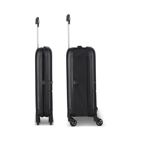 Rollink Flex Light Handgepäck Koffer – Faltbar (75% Platzersparnis), Ultraleicht (nur 2,45 kg), 4 Rollen, 55x40x20 cm, ideal für Reisen & Geschäftsreisen