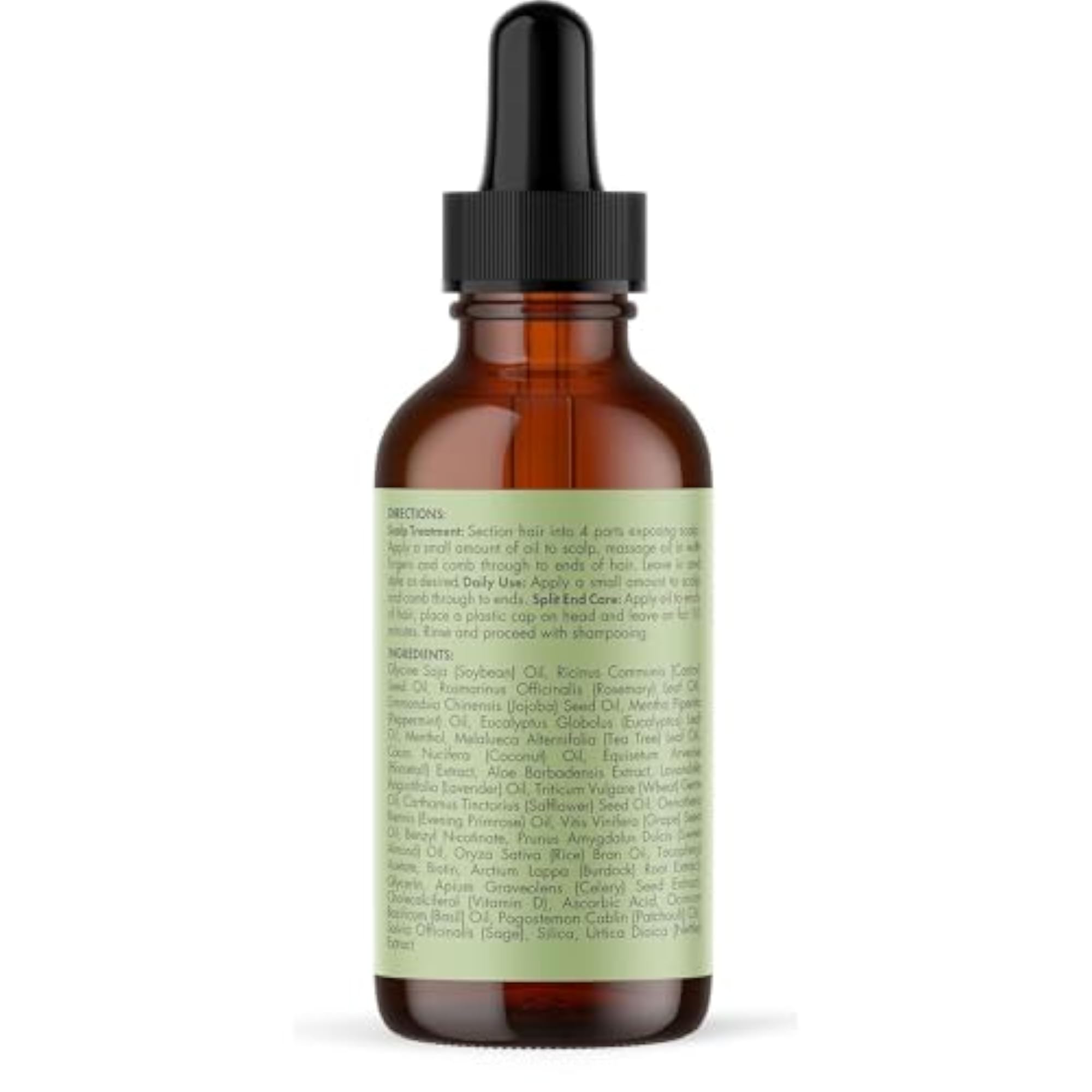 Natural Rosemary Hair Oil for Growth & Strengthening