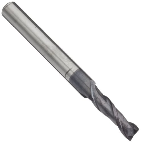 Melin Tool AMG Carbide Micro Square Nose End Mill, AlTiN Monolayer Finish, 30 Deg Helix, 2 Flutes, 1.5000