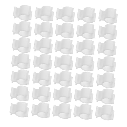VILLFUL 100 Pezzi Clip per Pompa in Plastica PP Blocco Antiperdite per Dispenser Lozione Detergente e Shampoo Facile Installare per Viaggi e