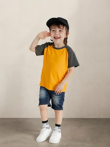 Image of Family Feeling Boys Short Sleeve Crewneck Kids T-Shirts Top Girls Tee