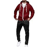Chándal Deportivo Para Hombre Otoño Trabajo Retro Chándal De Hombre Completo Talla Grande Tracksuit Originales Correr Chaqueta Con Capucha Y Pantalones Correr Jogging Fitness