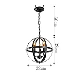 Zoom IMG-2 fanxus e14 lampadario in ferro