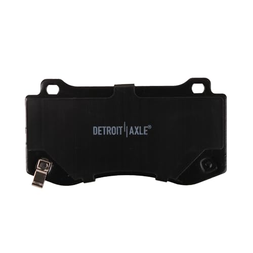 Image of Detroit Axle - Front Brake Pads for Chrysler 300 Dodge Challenger Charger Magnum Jeep Grand Cherokee, Ceramic Brake Pads w /Hardware Replacement
