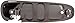 Dorman 93514 Rear Passenger Side Exterior Door Handle for Select Dodge Models, Black