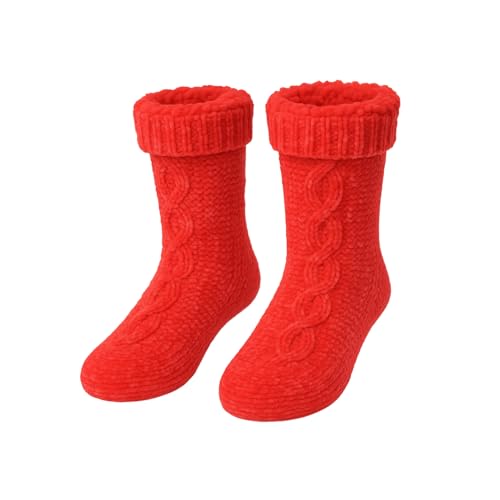 Image of Heat Logic Women's Thermal Socks, Hiking Warm Winter Thick Thermal Crew, Cozy, Cabin & Boot Socks, With & Without Grippers
