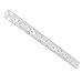 Spoke Ruler, Double Sided Stainless Steel Spoke Length Professional Measuring Tool for Crank Locking Screw Spoke Length