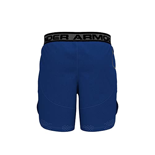 Short UA Stretch Woven Under Armour bleu XXL pour homme adepte de fitness et musculation