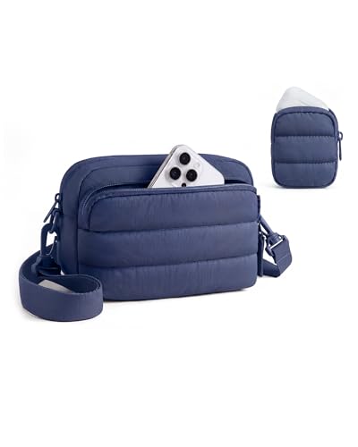 Image of BAGSMART Crossbody Bags for Women, Mini Travel Purses Puffy Hobo Handbag