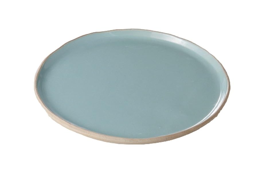 Amazon.co.jp: ヒスイ 24cm丸皿[24.5×24×1.8cm]|和食器の大皿 : ホーム
