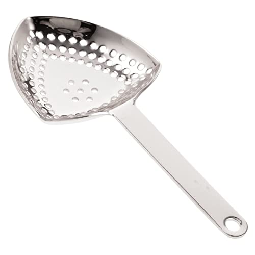 FUNOMOCYA Bar Drink Strainer Professional Triangle Shape Ice Filter Cocktail Strainer Spoon for Juicing Bartending