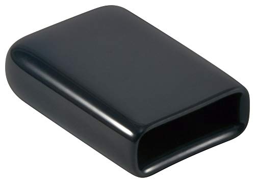 Capuchons rectangulaires en vinyle noir VRF-062X250-16 Caplugs de 2,5 cm x 0,6 cm x1000