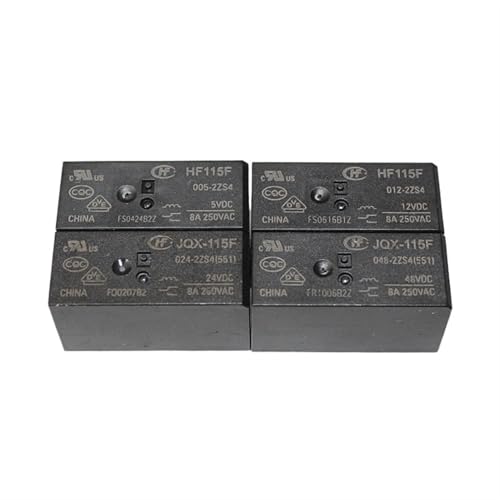 Relais 24V JQX-115F pour remplacer un composant usé sur carte de commande électrique