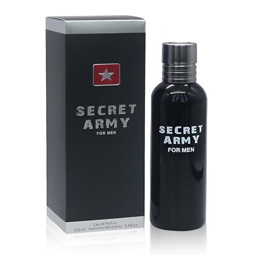 Image of AFLUXE Secret Army EDP Men's Cologne, Long Lasting | Fresh masculine cologne for men with classic notes. Eau de Parfum natural spray long lasting all occasions & gifting.