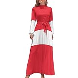 Austrian Flag Long Dress Women's Dress Summer Sun Sunshine Beach Skirt L