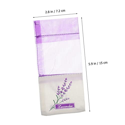 Bolsa aromática portátil de lavanda de algodón miniatura 3