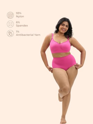 Image of UNDERNEAT Womens High-Waist Brief | Tummy Control Shaper Brief | All Day Shaping and Comfort| Tummy Tucker Panties for Women | Seamless Shapewear Bodyshaper