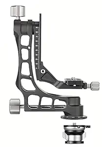 Leofoto PG-1+LB-65 Lightweight Heavy Duty Gimbal Tripod Head & 65mm Leveling Base Combo