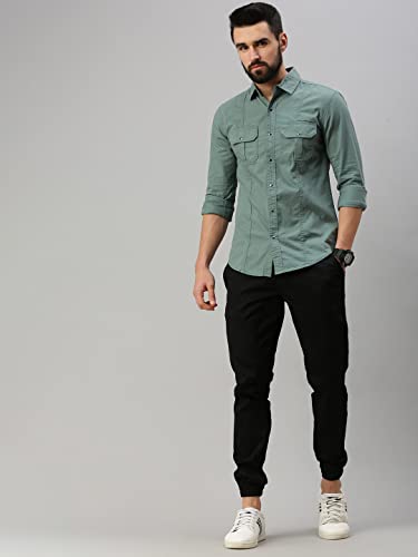 Image of Peppyzone Men's Regular Fit Cargo Shirt