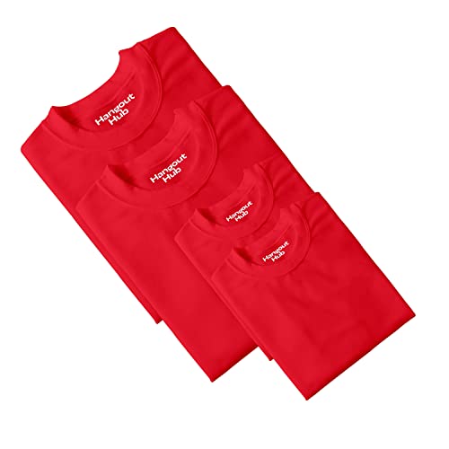 Image of Hangout Hub HH100 Family-Men's Women's & Boy's |Cotton | Printed Regular Fit T-Shirts |Set of 3 | Matching Twinning Family Tees