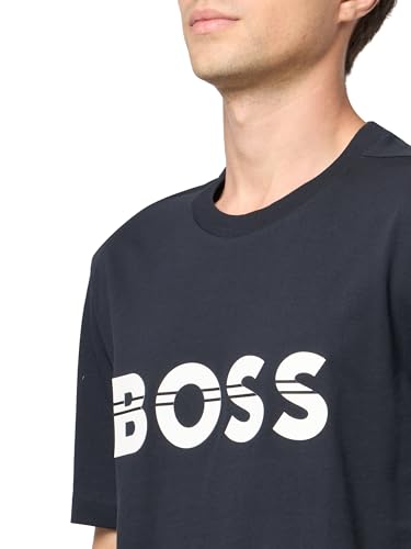 BOSS Men's Big Logo Jersey Cotton T-Shirt3