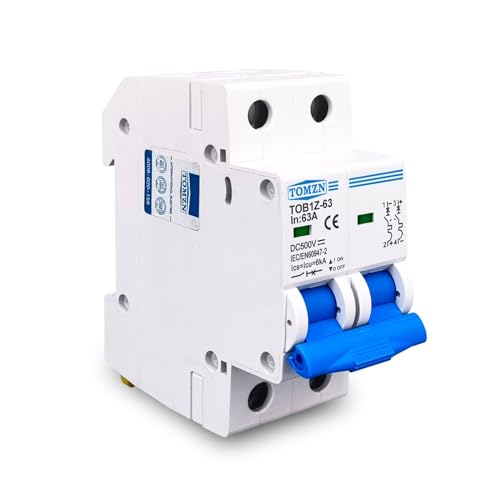 Disjoncteur miniature 6KA au tableau électrique pour protéger le kit solaire