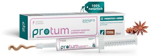 Protum Probiotische Hundepaste 30ml – Präbiotika & Probiotika für Hunde zur Stabilisierung der Darmflora, Unterstützung des Verdauungssystems, schneller Hilfe bei Durchfall Hund für mehr Wohlbefinden