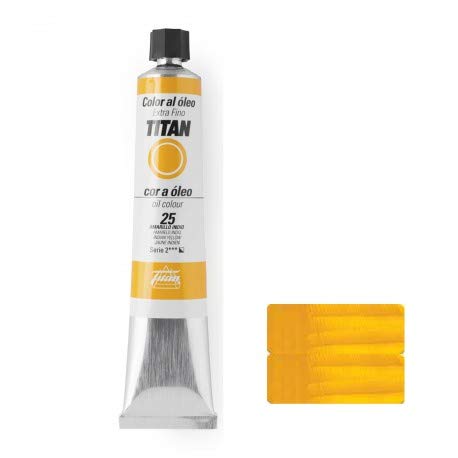 ÓLEO AMARILLO INDIO TITAN Extrafino 10 - 60ml. Nº 25