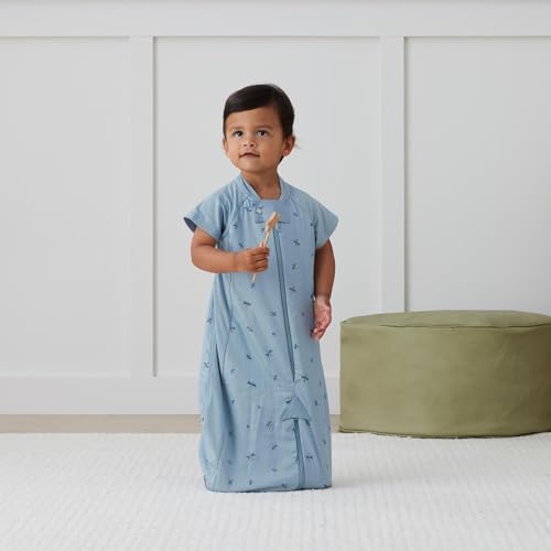 Image of ergoPouch Sleep Suit Bag 1.0 TOG - Baby Sleep Sack & Wearable Blanket, 2-in-1 Convertible Sack to Suit with Legs for Safe Movement, Regulates Temperature Overnight, Unisex (8-24 Months, Dragonflies)