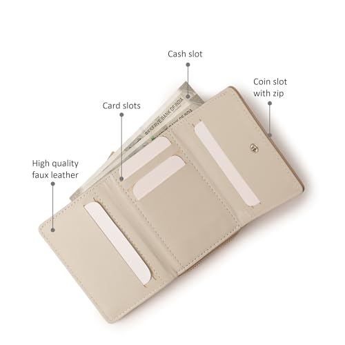 Image of Fastrack Women's Pocket Essentials Wallet | Compact & Convenient | Coin Purse, Card & Cash Slots | Everyday Carry | 6 Months Warranty