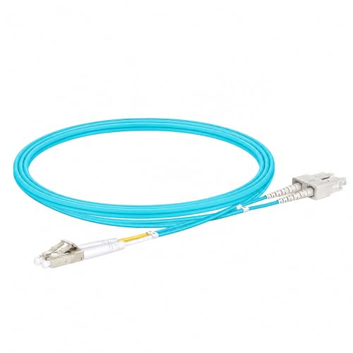 GENERIC�Ή� SFP���W���[���Ή��݊� 1m(3ft LC UPC�f���v���b�N�X - SC �����`�����g�����V�[�o 6HC [���s�A���i] | Fiber patch cord (2 cores, multi-mode OM3, OFNR flame