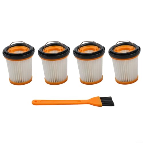 ComfyHarbor Juego de 4 filtros para aspiradora Shark con herramienta de limpieza, filtro de lavado de repuesto para filtros de polvo fino