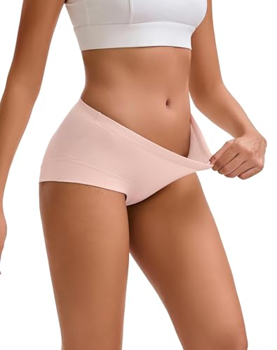 Image of INNERSY Women's Boyshorts Underwear Cotton Soft Boxer Briefs 4-Pack